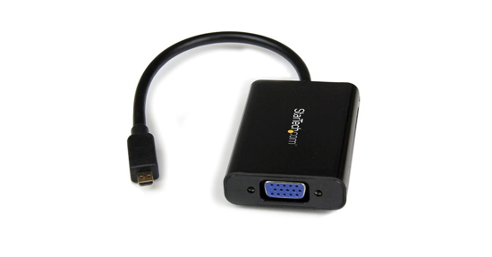 Startech Micro HDMI naar VGA- adapter / converter met Audio voor smartphones / ultrabooks / tablets 1920x1200