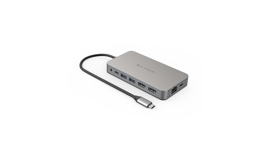 Targus DUEL HDMI 10-IN1 USB 3.2 Gen 1 (3.1 Gen 1) Type-C Roestvrijstaal