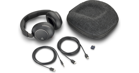 POLY Poly Voyager Surround 80 UC USB-C Headset + USB-C/A-adapter