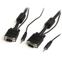 Startech 2m Coax Hoge Resolutie VGA Monitorkabel met Audio HD15 M/M