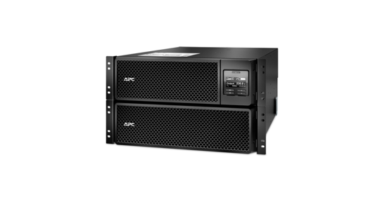 APC Smart-UPS On-Line SRT8KRMXLI - 8000VA, 6x C13, 4x C19, hardwire 1 fase uitgang, rackmountable, Embedded NMC