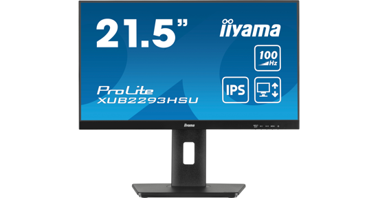 iiyama ProLite XUB2293HSU-B6 computer monitor 53,3 cm (21") 1920 x 1080 Pixels Full HD LED Zwart