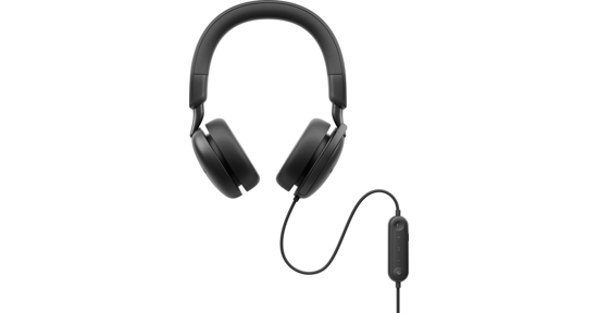 Dell WH5024 Headset Bedraad Hoofdband Oproepen/muziek USB Type-C Zwart