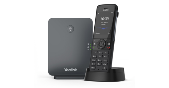 Yealink W78P IP telefoon Zwart TFT