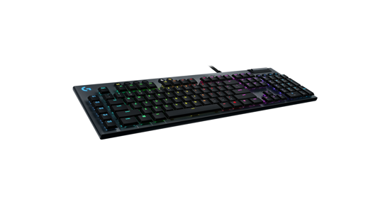 Logitech G815 LIGHTSYNC RGB Mechanical Gaming Keyboard – GL Clicky toetsenbord USB QWERTY Engels Koolstof