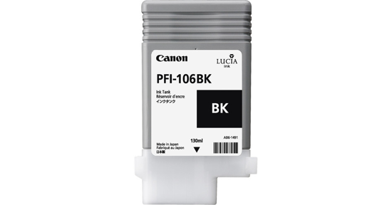 Canon PFI-106 BK inktcartridge 1 stuk(s) Origineel Foto zwart