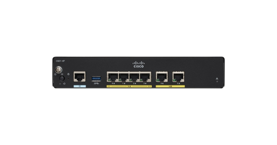 Cisco C927-4P bedrade router Gigabit Ethernet Zwart