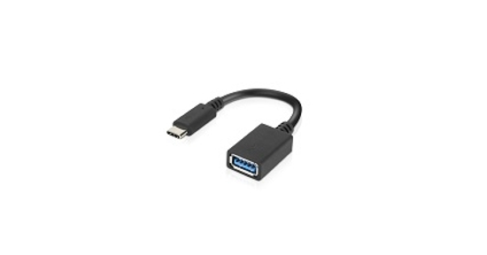 Lenovo 4X90Q59481 USB-kabel 0,14 m USB 3.2 Gen 1 (3.1 Gen 1) USB C USB A Zwart