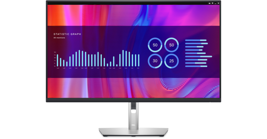 Dell P Series P3223DE LED display 80 cm (31.5") 2560 x 1440 Pixels Quad HD LCD Zwart